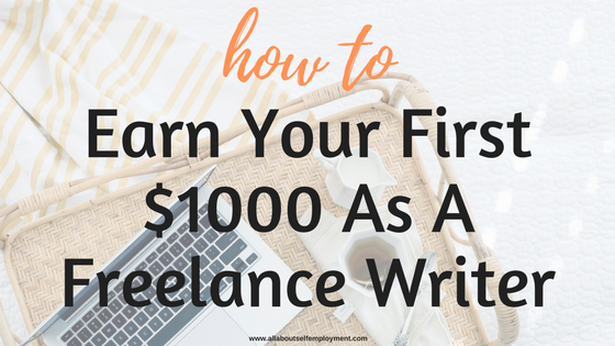 Earn $1000 as a Freelance Writer